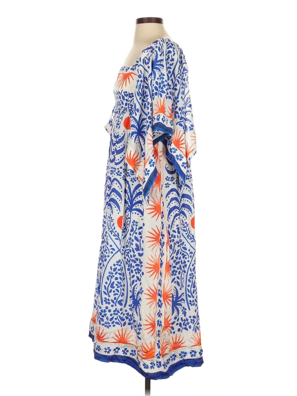 Farm Rio Afternoon Breeze Floral Maxi Dress - Sz Small - Picture 8 of 10